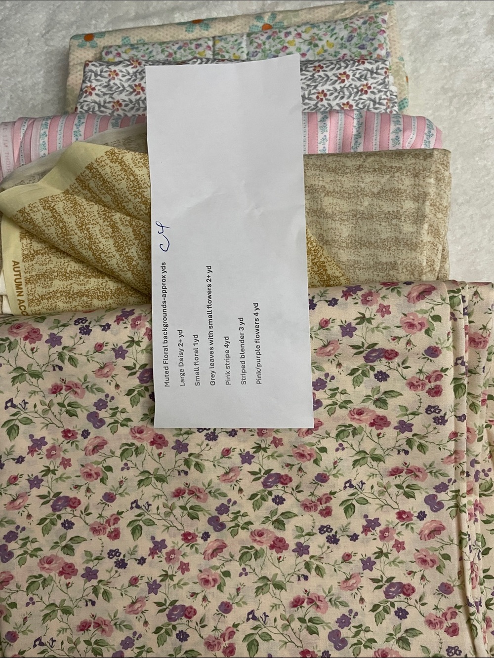 4-5 LB MIXED FABRIC BUNDLE • USABLE PIECES • CRAFT & SEWING C4